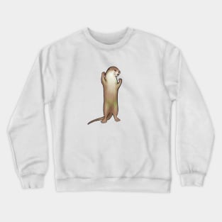 Otter Cheering Crewneck Sweatshirt